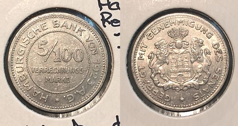 Hamburg-Verrechnungsmarke-Coin-Question